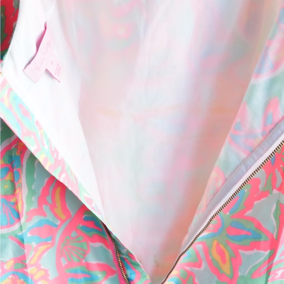 LILLY PULITZER Pastel Floral Dress Size 2 - Picture 14 of 14